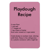 Afspeeldeeg Recipe Magnet Magneet (Verticaal)