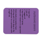 Afspeeldeeg Recipe Magnet Magneet (Horizontaal)