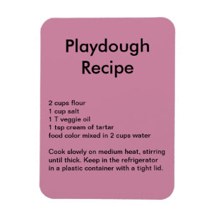 Afspeeldeeg Recipe Magnet Magneet