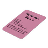 Afspeeldeeg Recipe Magnet Magneet (Linkerzijde)