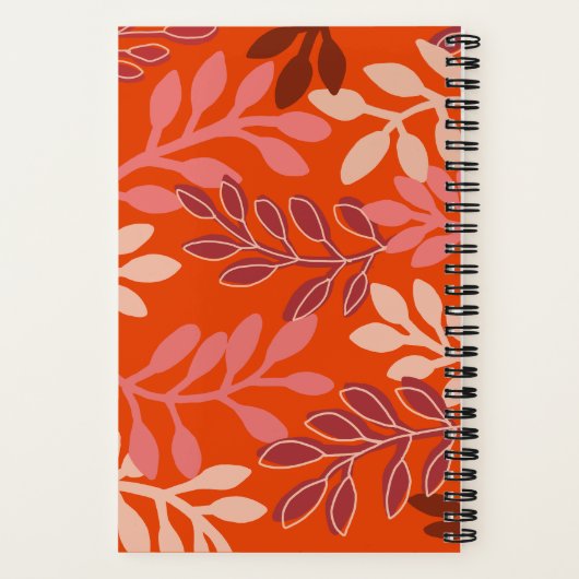 Afspeelflorenbladeren Notitieboek (Achterkant)