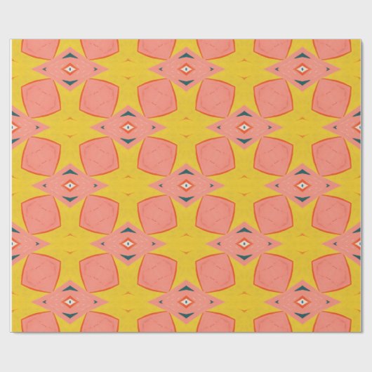 Afspeelgeometriepatroon Cadeaupapier (Vlak)