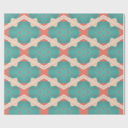 Afspeelgeometriepatroon Cadeaupapier (Vlak)