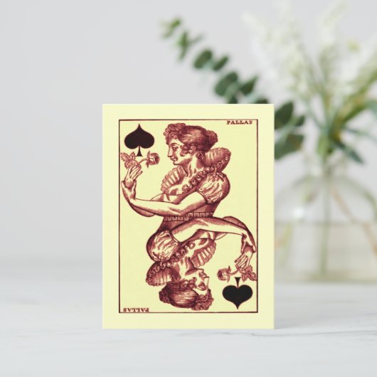 afspeelkaart briefkaart (Staand voorkant)