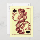 afspeelkaart briefkaart (Voorkant / Achterkant)