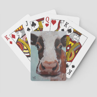 Afspeelkaart - Comical Cow Pokerkaarten