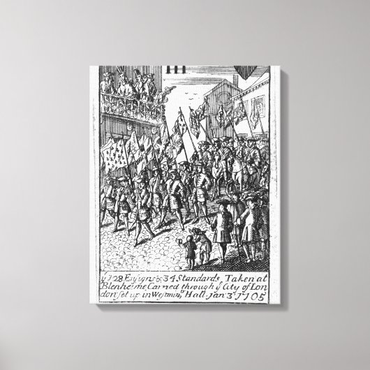 Afspeelkaart die de tekens weergeeft canvas afdruk (Voorkant)