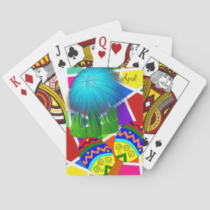 Afspeelkaart Mexicaanse cactus Pokerkaarten