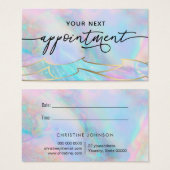 afspeelkaart voor de oceaangolven visitekaartje (Voorkant /achterkant)