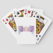 Afspeelkaarten in Stadstraat Pokerkaarten (Achterkant)