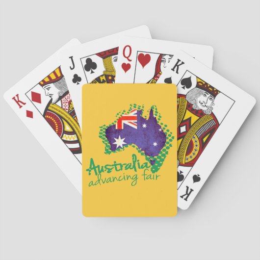 Afspeelkaarten van Australië Pokerkaarten (Achterkant)
