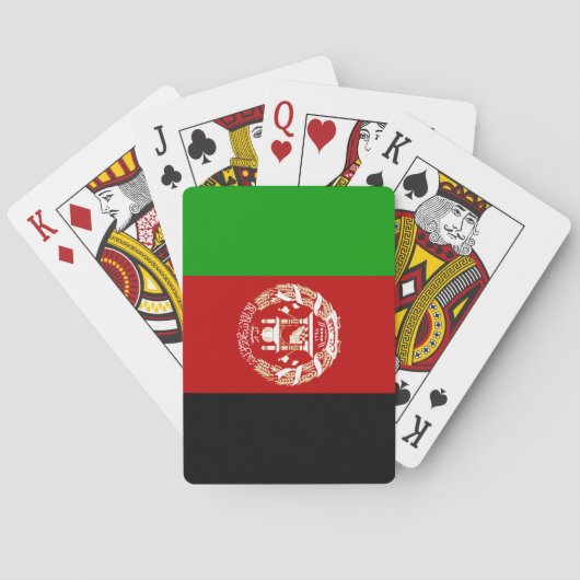 Afspeelkaarten voor Afghanistan Speelkaarten (Achterkant)