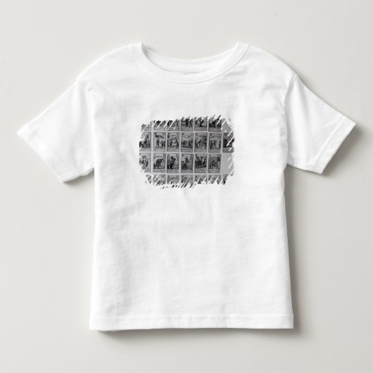 Afspeelkaarten voor episodes kinder shirts (Voorkant)