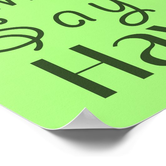 Afspeelkamerregels Poster (Hoek)