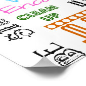 Afspeelkamerregels Poster (Hoek)