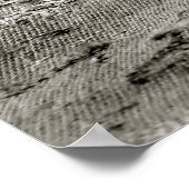 Afspeelkat zwart-wit poster (Hoek)