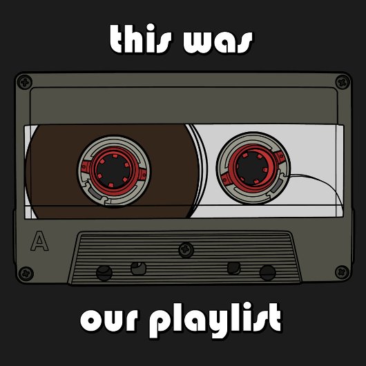  afspeellijst t-shirt