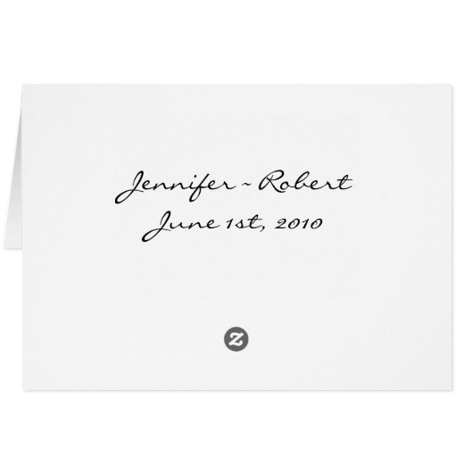 Afspeelmonogram in Sage Green Table Number (Achterkant Horizontaal)