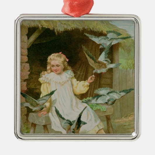 Afspeelplaten Metalen Ornament (Voorkant)