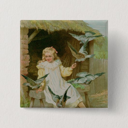 Afspeelplaten Vierkante Button 5,1 Cm (Voorkant)