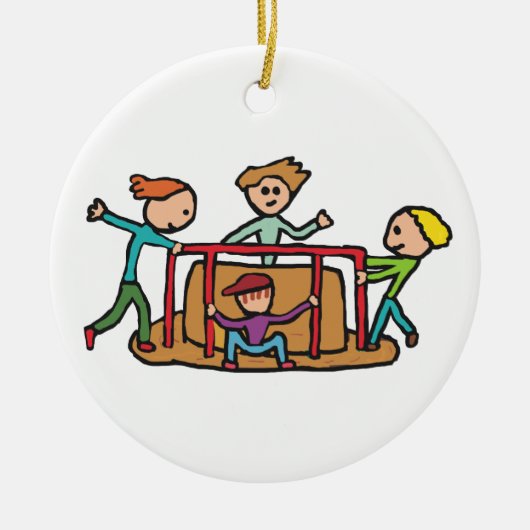 Afspeelruimte Keramisch Ornament (Voorkant)