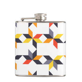 Afspeelse, kleurrijke, trendy, stedelijke coole il heupfles