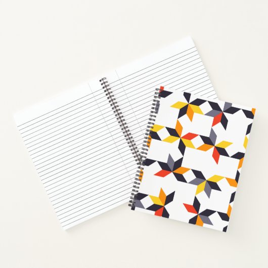 Afspeelse, kleurrijke, trendy, stedelijke coole il notitieboek (Binnen)