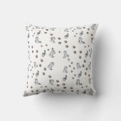 Afspeelse siberiaanse Husky Puppy Dog Pet Making T Kussen (Achterkant)