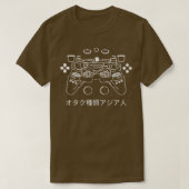 Afspeelstationcontroller (1) t-shirt (Design voorkant)