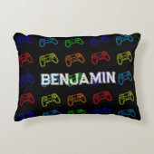 Afspeelstationcontroller op maat accent kussen (Voorkant)