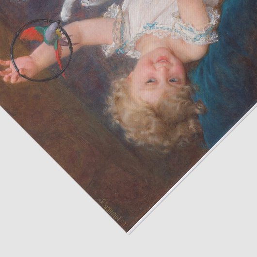 Afspeeltijd bij Emile Munier Tissuepapier (Detail)