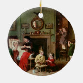 Afspelen bij doctoren keramisch ornament (Achterkant)