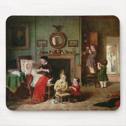 Afspelen bij doctoren muismat (Voorkant)