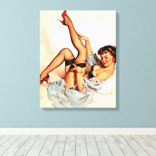 Afspelen Canvas Afdruk (Insitu (Houten vloer))