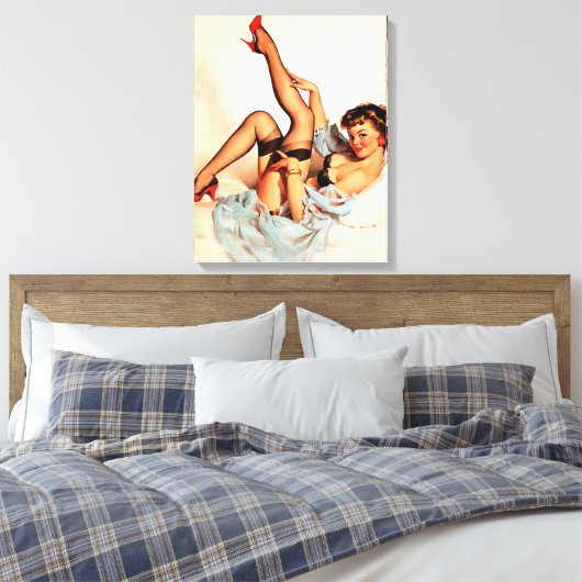 Afspelen Canvas Afdruk (Insitu (Slaapkamer))