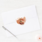 Afspelen Hart Sticker (Envelop)