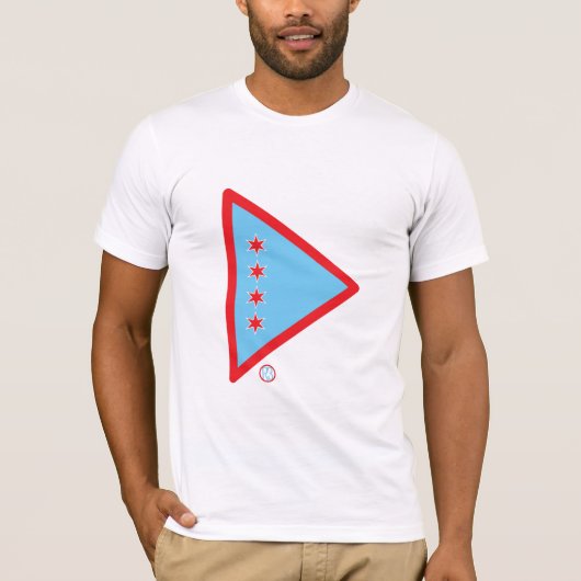 Afspelen in Chicago T-shirt (Voorkant)