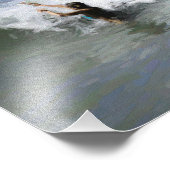 Afspelen in Waves Photo Print Foto Afdruk (Hoek)