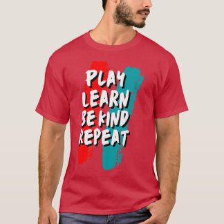 Afspelen Leer Herhaal 1 T-shirt