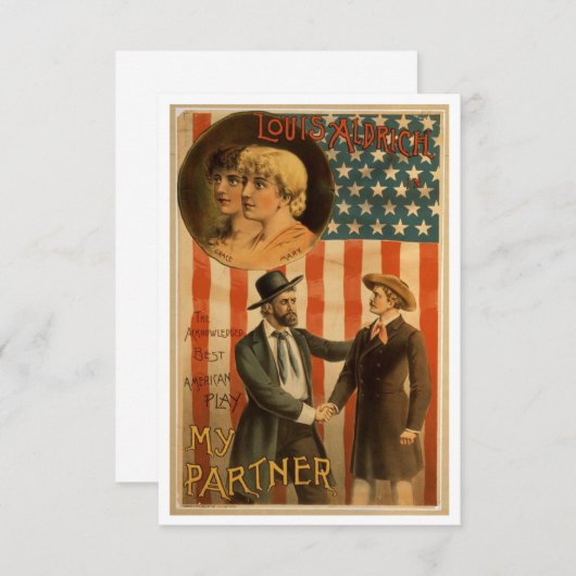  afspelen "Mijn partner" Bedankkaart (Voorkant / Achterkant)