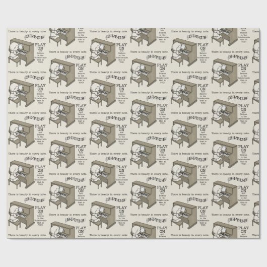 Afspelen op cadeaupapier (Vlak)