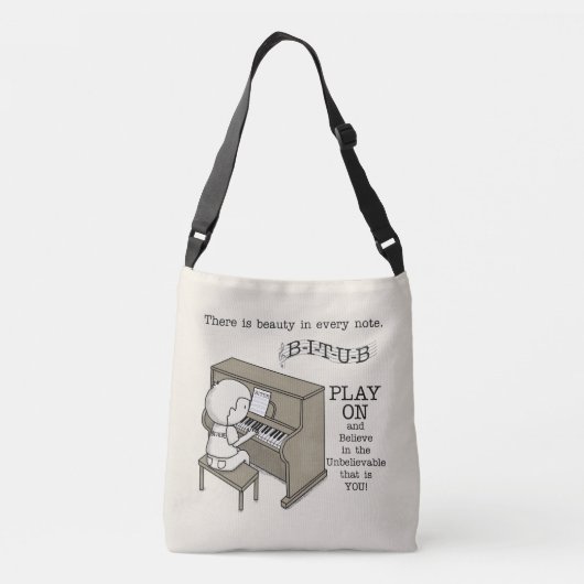 Afspelen op crossbody tas (Achterkant)