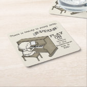 Afspelen op kartonnen onderzetters (Schuin)