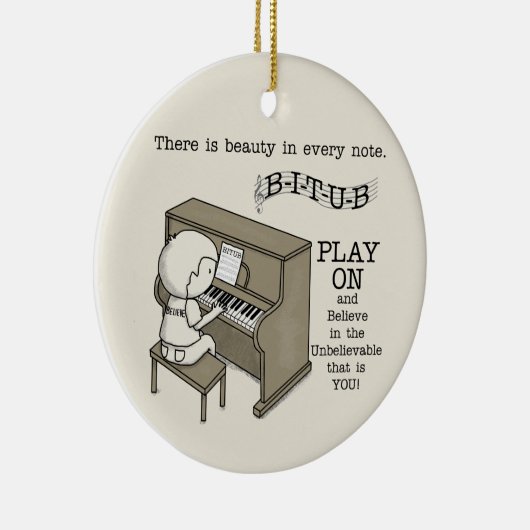 Afspelen op keramisch ornament (Rechts)