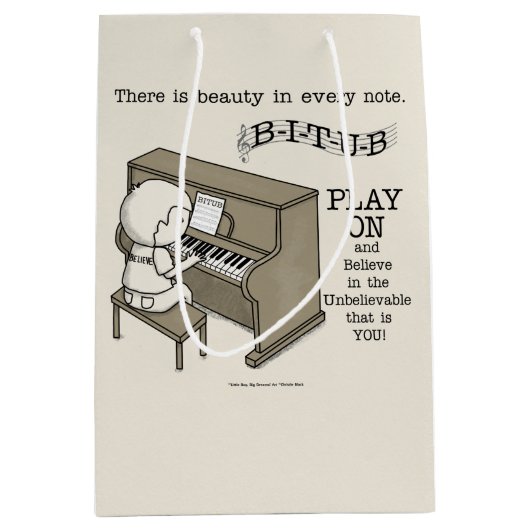 Afspelen op medium cadeauzakje (Voorkant)