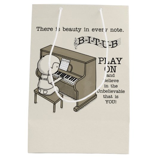 Afspelen op medium cadeauzakje (Achterkant)