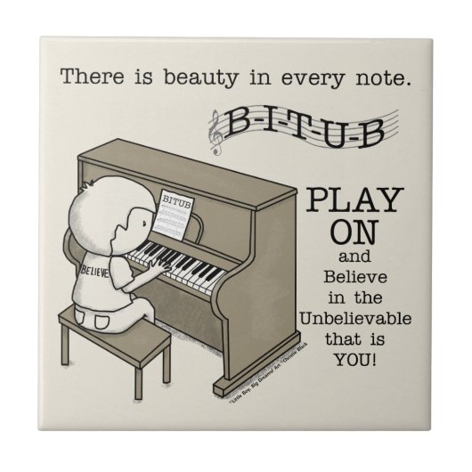 Afspelen op tegeltje (Voorkant)