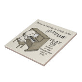 Afspelen op tegeltje (Zijkant)