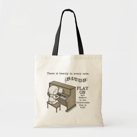 Afspelen op tote bag (Voorkant)
