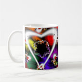 Afspelen | Rainbow Fractal Art Koffiemok (Links)